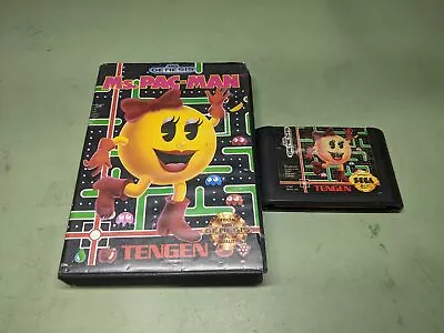 Ms. Pac-Man Sega Genesis Cartridge And Case • $5.99