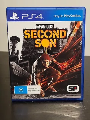 Infamous Second Son Playstation 4 Game PS4 Disc • $9.95