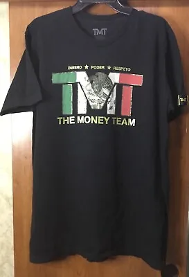 The Money Team TMT Official Floyd Mayweather Boxing Mexico Flag T-Shirt XL Men’s • $26