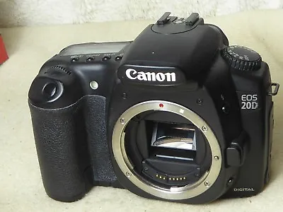 Canon EOS 20D 8.2MP Digital SLR Camera Body & Strap. Free Warranty. 60 Day Vgc • £69.99