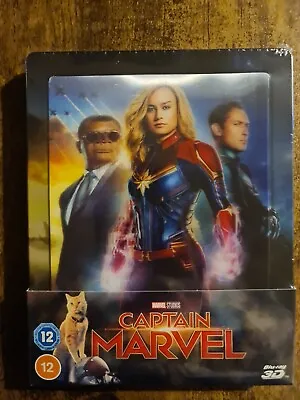 Captain   Marvel    Blu-ray    3d   Steelbook  Brand   New  Dispatch  Same  Day • £34.99