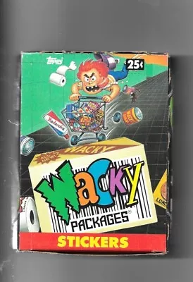 Wacky Packages Stickers Full Box 48 Sealed Packs 1990 Topps • $57.99