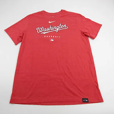 Washington Nationals Nike MLB Authentic Dri-Fit Short Sleeve Shirt Men's Used • $17.87