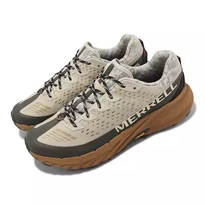 Merrell Agility Peak 5 Vibram Beige Green Brown Men Trail Hiking Outdoor J067767 • $137.30