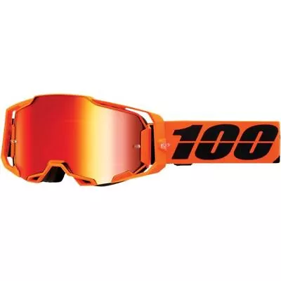 100% Armega Goggles - CW2 - Red Mirror Lens - Motorcycle Moto X Dirt • $100