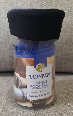 Top Paw Canine Dog Foot Bath Rinse Ace Microfiber Cloth Blue Easy Use Brand New • $12.99