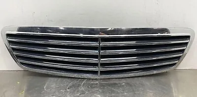 2002 Mercedes S-class S500 W220 Upper Hood Bumper Grille Grill Assembly Chrome • $169.99
