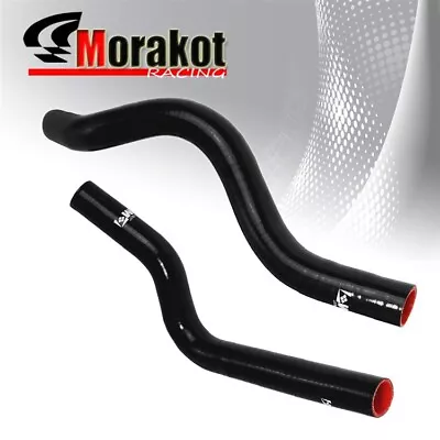 90-94 Eclipse 4G37 4G63A Manual Transmission Silicone Radiator Hose Kit Black • $37.45