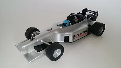 Hornby Scalextric Racing Car Team Firestone 4 Silver C2318 • £14.99