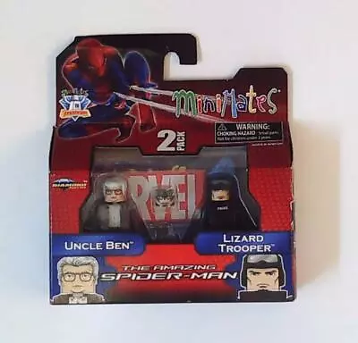 Marvel Minimates Series 46 Amazing Spider-Man Movie Uncle Ben & Lizard Troop NEW • £15.99