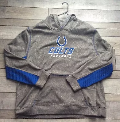 NFL Indianapolis Colts Hoodie Mens 3XL Blue Gray Sweatshirt • $39.59
