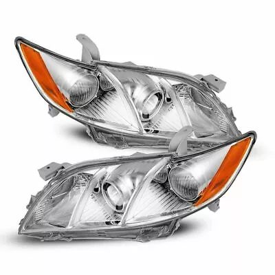 Pair Headlights For 2007 2008 2009 Toyota Camry Headlamp Assembly Replacement • $89.99