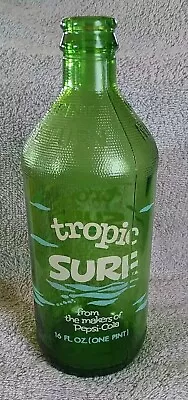 Vintage Super Rare Tropic Surf Bottle 16 Oz -  By Pepsi Cola -no Chips Or Cracks • $264.99