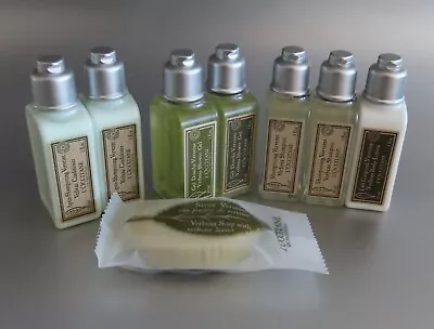 L'OCCITANE Verbena TRAVEL SET OF 8 Shower Gel Body Lotion Shampoo • $29