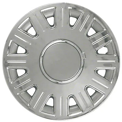 New Set Of 4 16 Inch Silver & Chrome 12 Spoke Aftermarket Wheel Covers • $62.84