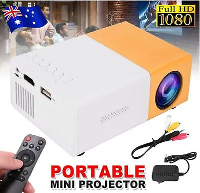 $39.39 • Buy Mini Projector HDMI USB LED HD 1080P Home Cinema Portable Pocket Projector Party