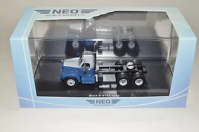 1:64 NEO Truck Mack B-61ST 1957 Tractor BLUE/GRAY Route Sixty Lexington KY • $39