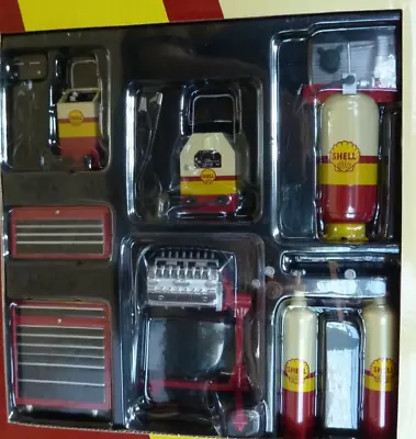 GMP 18869 1/18 Scale Shell Garage Accessory Set For Diecast • $59