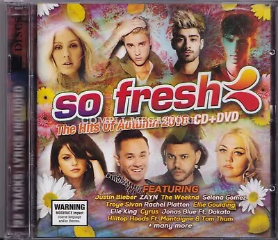 So Fresh - The Hits Of Autumn 2016 / New & Sealed Cd & Dvd Justin Bieber Sigala • $35