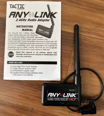 Tactic Any Link 2.4 Ghz Radio Transmitter  Rc Airplane Tx-r Models Slt Futaba • $25