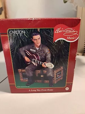 Heirloom Collection Carlton Cards Ornament - A Long Way From Home Elvis Presley • $28