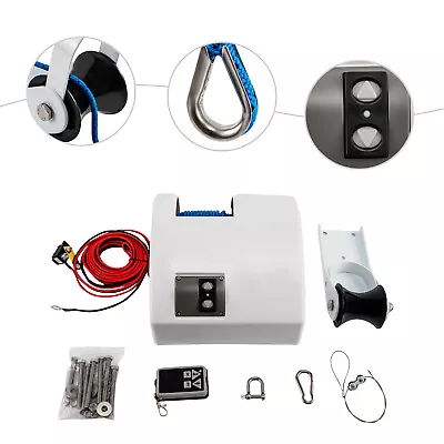 Electric Windlass Anchor Winch Wireless Remote Controlled Marine Saltwater Boat • $178.01