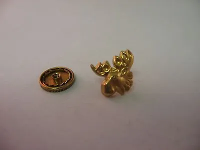 LOOM Vintage Gold Tone MOOSE Pin W/. Great Detail And Screwback Design • $17.99