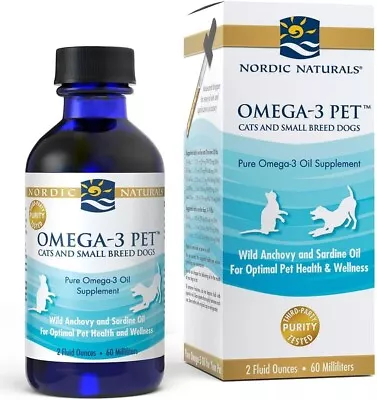 Omega 3 Pet - Fish Oil Liquid For Small Dogs And Cats Omega-3S Epa And DHA Suppo • $73.95