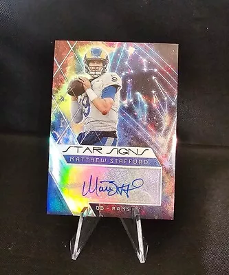 🏈2021 Phoenix Football Case Hit! Matthew Stafford Star Signs Auto • $200