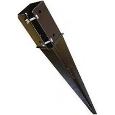 100mm 4  8 X Timber Fence Post Grip Support Spike Bolt Down Repair Spike Metpost • £105