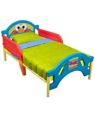 Elmo Toddler Bed Boys And Girls Kids Sleeper Furniture Childrens Bedroom Sesame • $111.97