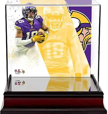 Justin Jefferson Minnesota Vikings Deluxe Mini Helmet Case • $59.99