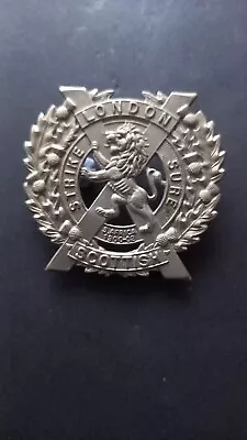 Cap Badge 14th County Of London Battalion London Scottish #427 • £6