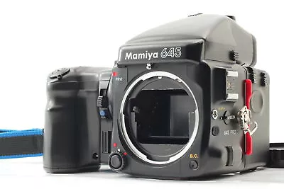 [N MINT W/Strap] Mamiya 645 Pro AE Finder Winder Grip 120 Film Back From JAPAN • $579.99