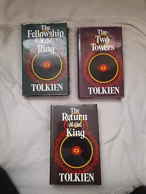 J R R Tolkien The Lord Of The Rings Trilogy Second Revised Edition Hardback 1985 • £70