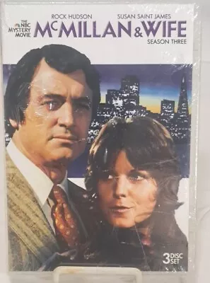 McMillan & Wife - Season 3 3 Disc Set (DVDs) New Sealed • $11.87