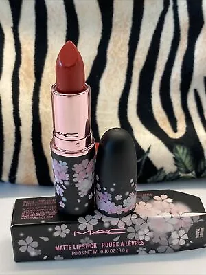 MAC - Moody Bloom - Matte Lipstick Black Cherry Boom Bloom New In Box Full Size • $18.95