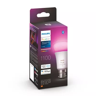 Philips Hue Colour/White 11W A60 B22 Bulb • $91