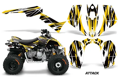 ATV Graphics Kit Quad Decal Sticker For Can-Am DS90 2007-2018 ATTACK YELLOW • $129.95