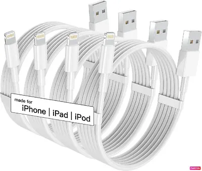 2-PACK 3 FT USB Data Fast Charger Cable For Apple IPhone 6 7 8 X 11 12 13 14 MAX • $2.99