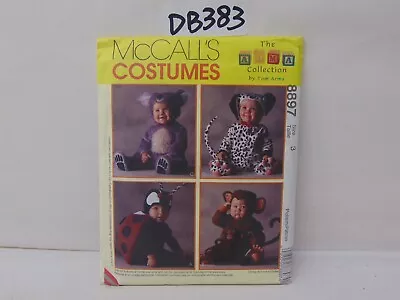 Mccall's Sewing Pattern Uncut Costumes 8897 Toddler Sz 3 Lady Bug Monkey Dog • $12.99