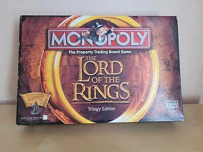 Lord Of The Rings Trilogy Monopoly Board Game - 100% Complete VGC! • £17.99