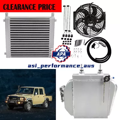 For Land Cruiser 80 100 Series HDJ80 1HZ/1HDT 4.2L Water To Air Intercooler Kit • $585.75