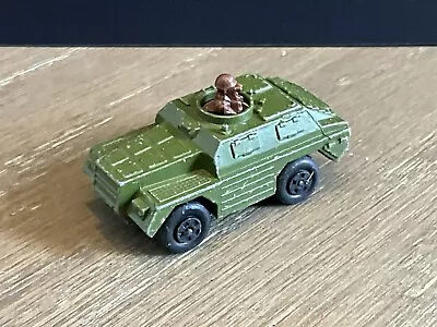 1973 Lesney Matchbox Rolamatics No 28 Stoat Military Army Tank Green England • $4.99