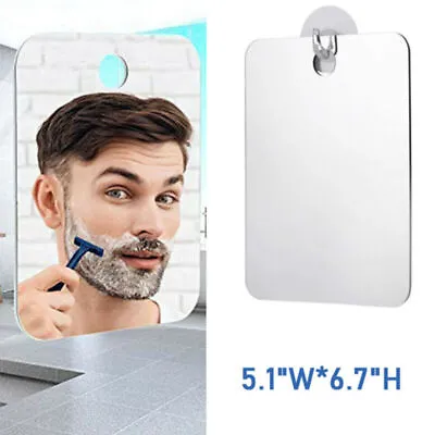 Portable Shower Shaving Mirror Bathroom W/ Adhesive Hook And Suction Cup • $5.65