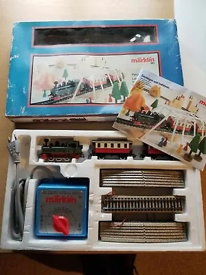 Vintage MARKLIN 2900 Boxed Starter Train Set BRAND NEW HO Scale Rail Wagon Loco • £135