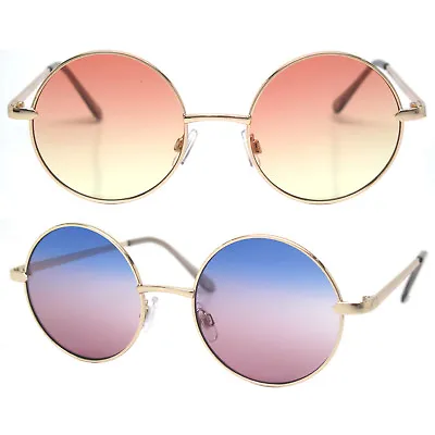 John Lennon Style Sunglasses Round Retro Vintage Style 60s 70s Hippie Glasses • $9.24