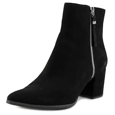 Michael Kors Women's Dawson Bootie Black Suede Zip Boots 5 • $119.99