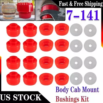 7-141 Body + Cab Mount Bushing Kit For Chevy Silverado Sierra 1500/2500 2WD/4WD • $85.89