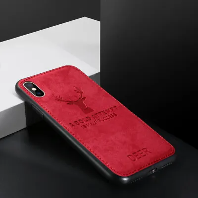 $5.65 • Buy IPhone 14 X MAX XR 8Plus 11 11 Pro SE 12 13 Max Leather Case Cover Deer Pattern